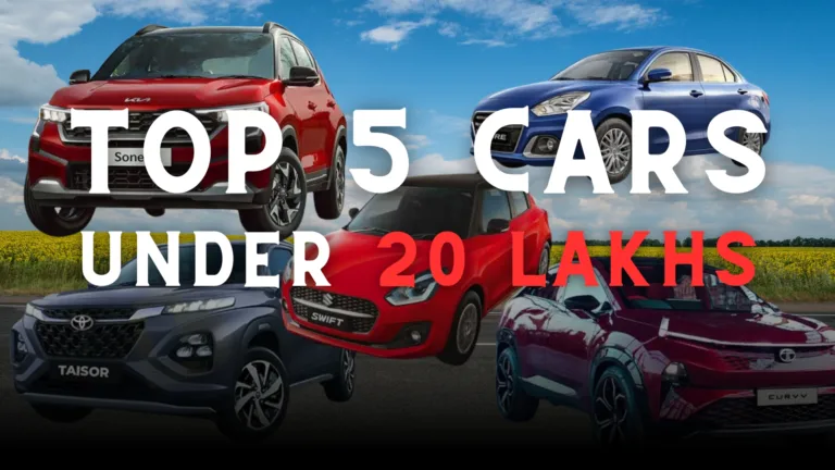 Top 5 cars released in 2024 for less than Rs. 20 lakh